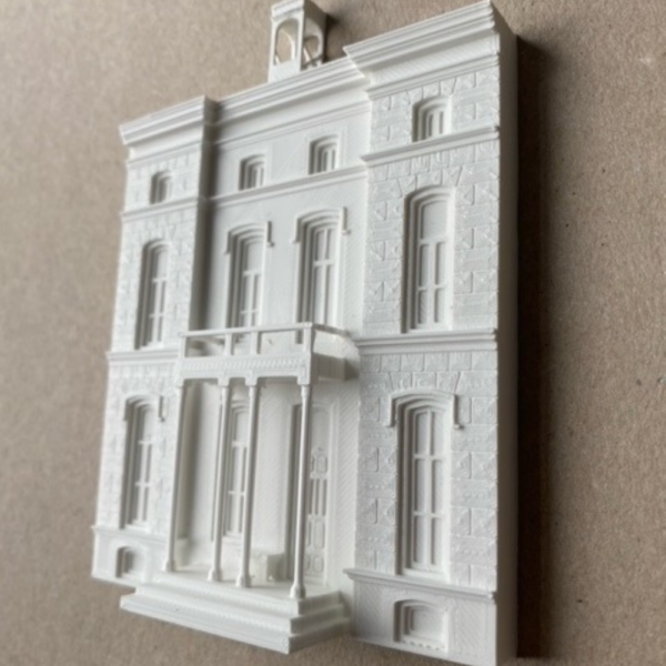 3D huis detail 3D print